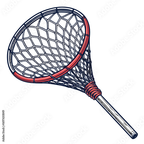 Dynamic Create Bold Stroke Fishing Net Bac Professional Photo