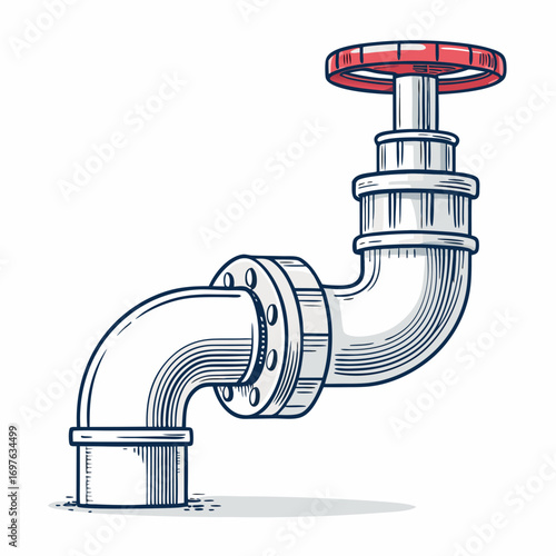 Create Bold Stroke Plastic Water Pipe Professional Photo Great for Commercial Projects