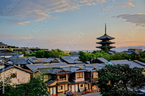 旧市街の風景、京都
