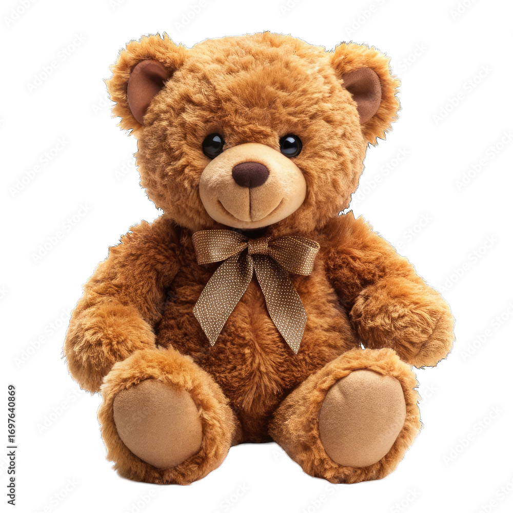 Fototapeta premium teddy bear on white background