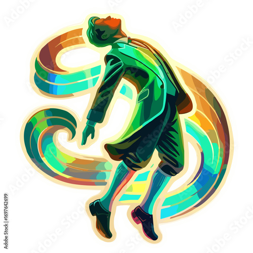 Lucky Rhythm sticker