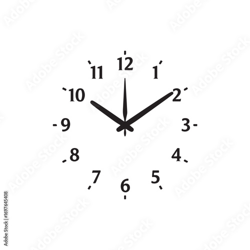 classroom clock vector (2).eps