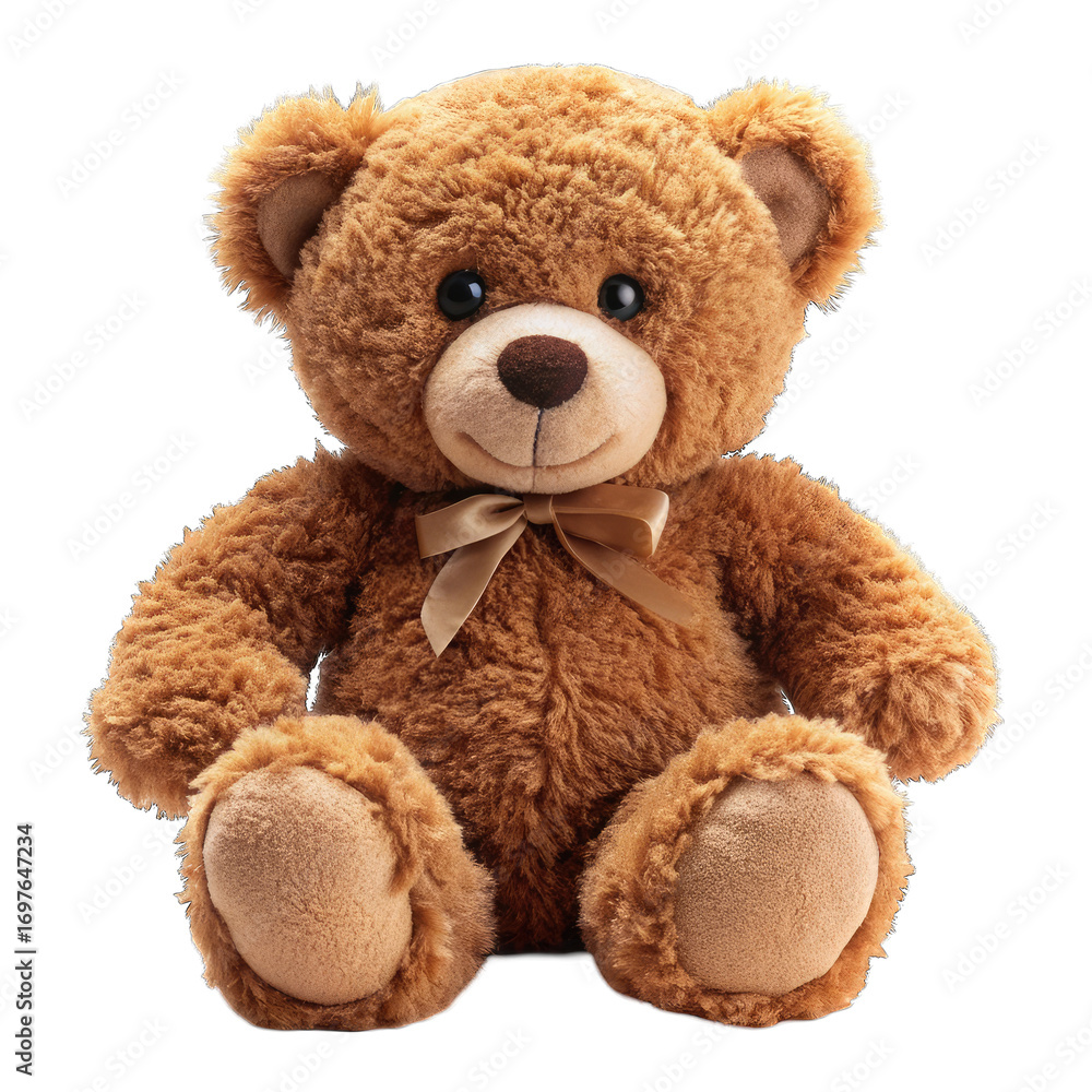Fototapeta premium teddy bear on white background