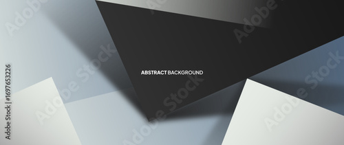 Modern black abstract background. With straight lines pattern. Web banner, wallpaper, banner, brochure. Geometric shape background.