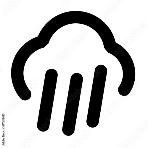 Dazzle line icon vektor ilustration 
