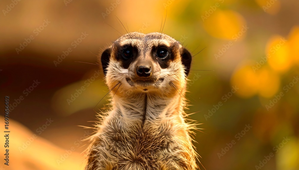 Fototapeta premium Close-up of a meerkat