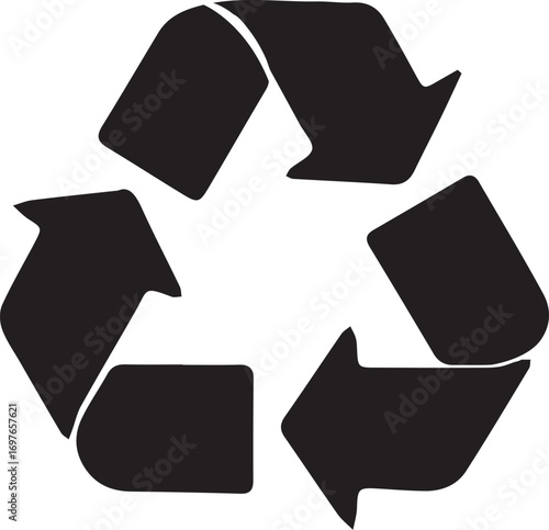 Recycle icon, Eco Symbols, Sustainability & Green Environment Designs