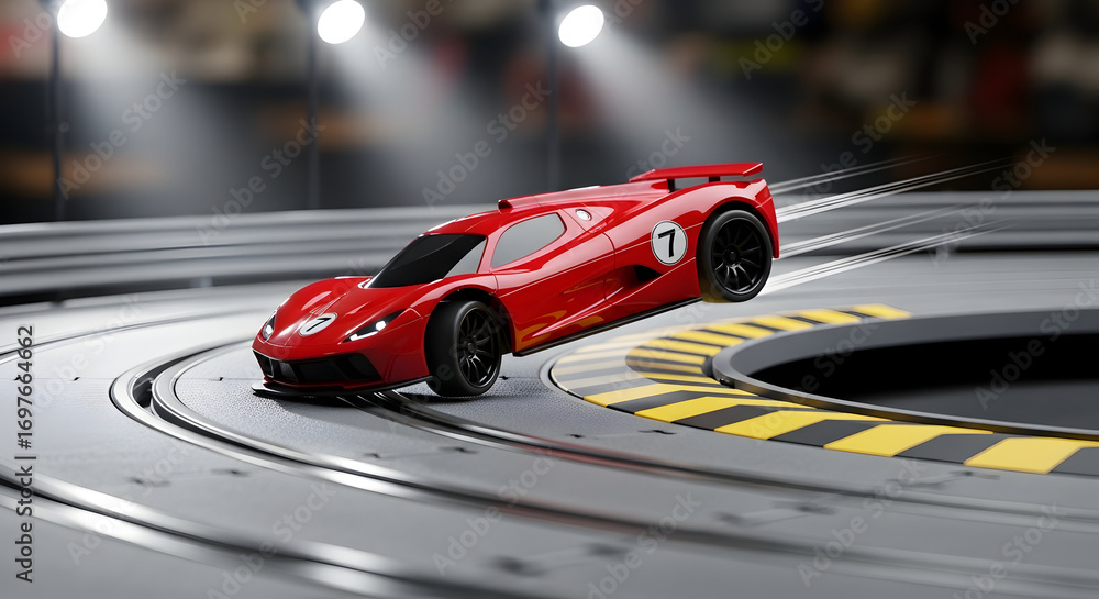 Naklejka premium Toy car