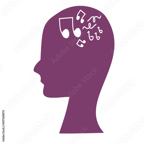 Music Notes in Human Mind