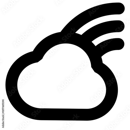 Dazzle line icon vektor ilustration 