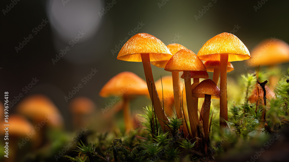 Fototapeta premium mushroom in the forest