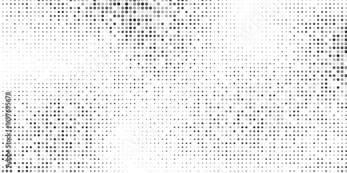 Vector halftone gradient texture. Vanishing polka dot illustration simple modern design