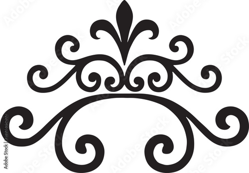 Elegant vintage calligraphic ornament vector for design, decoration, and creative projects.