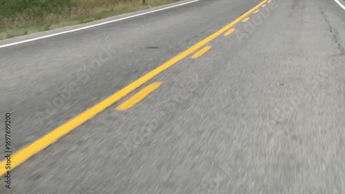 Wallpaper Mural Road Trip Scene Driving Through Farmland on Freeway Torontodigital.ca