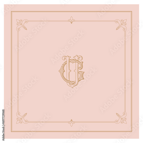 UG, GU, logo UG, Letter UG,  Monogram UG,Wedding Monogram, Wedding Logo, Logo Design , Monogram Vintage