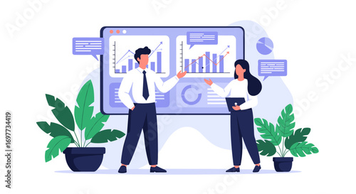 Analyzing business growth and financial performance with data driven insights for strategic planning decisions