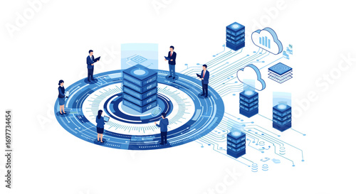 Secure scalable cloud computing infrastructure for modern business operations and data management solutions