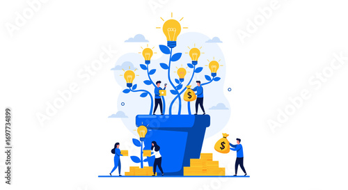 Cultivating innovation and growth planting seeds of bright ideas and financial prosperity