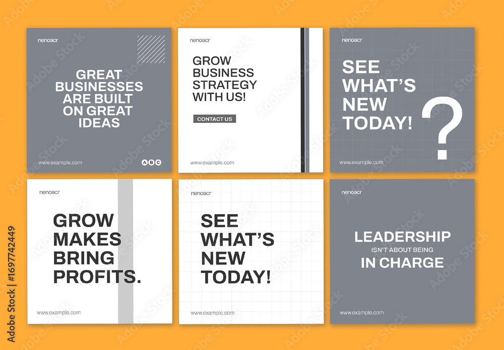Corporate Business Quotes Templates Layout Stock Template | Adobe Stock