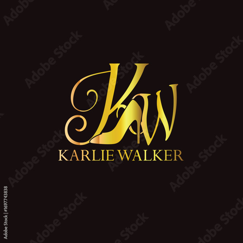 Trendy gradient Shoe mark with sleek contours and a modern color fade ideal for streetwear labels, sneaker boutiques, and lifestyle apps. Perfect for profile icons, packaging, and web headers