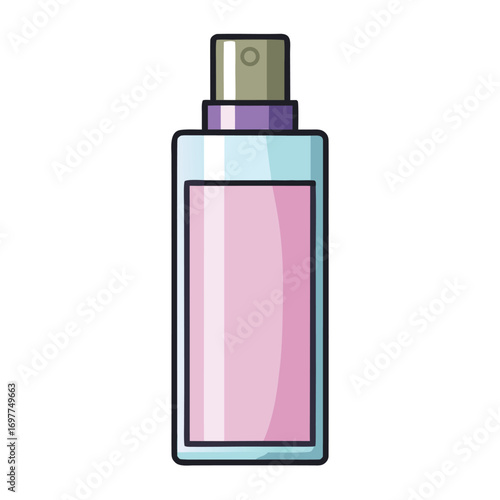 perfume bottle isolated on white