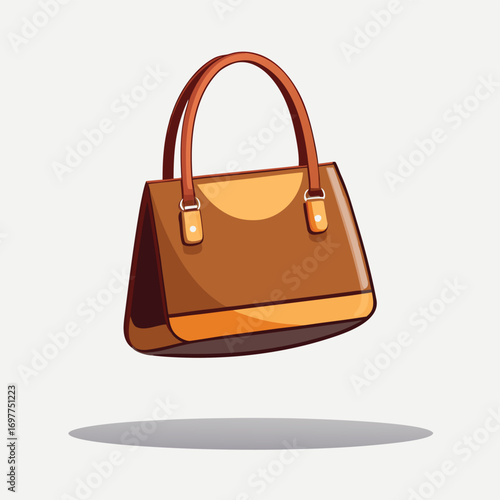 female bag isolated on white background