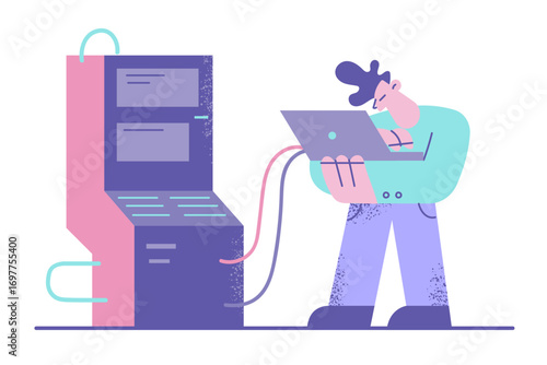 IT technologies and software concept