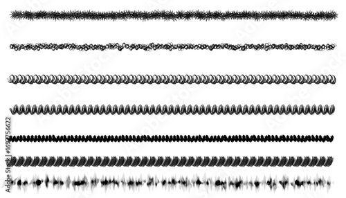 Abstract line set illustration
