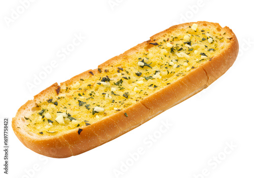 Delicious Garlic Bread A Culinary Delight isolated on transparent background