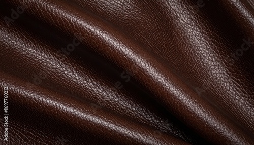 dark brown leather texture