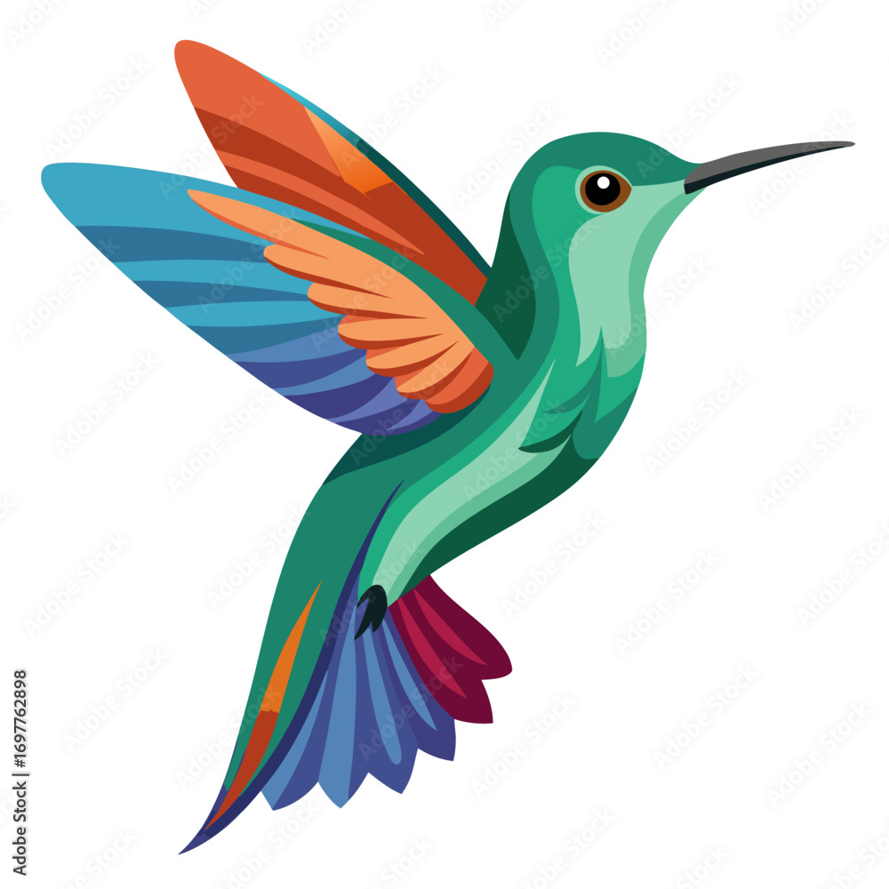 Obraz premium vector illustration of a bird