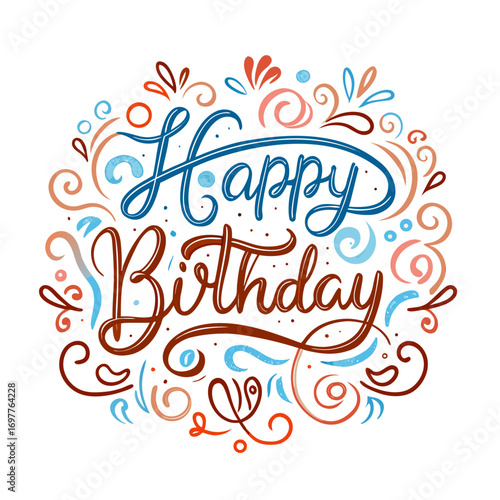 watercolor-splash-background--brush-calligraphy-fo Happy Birthday