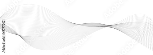minimalist abstract background featuring wavy gray lines on a white backdrop creating a smooth and elegant pattern design for modern and creative wavey. Wavy line with flowing curves. Seamless pattern