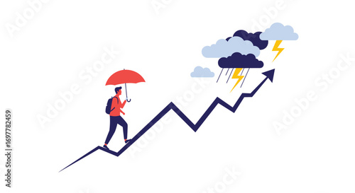 Navigating stormy economic conditions securing financial growth despite market volatility