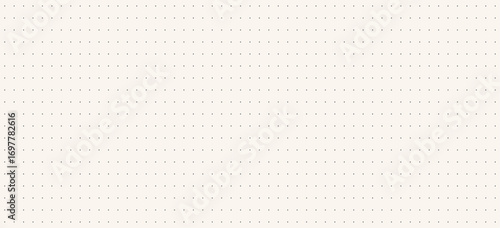 beige journal planer page with dotted square grid simple vector illustration