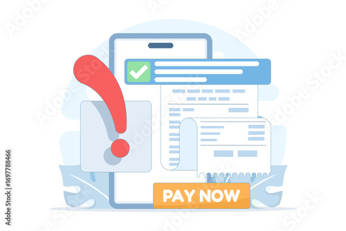 Authorized push payment fraud concept with real-time scams, account takeover and social engineering. Safeguard financial data and online transactions. Mobile fraud alert vector illustration.