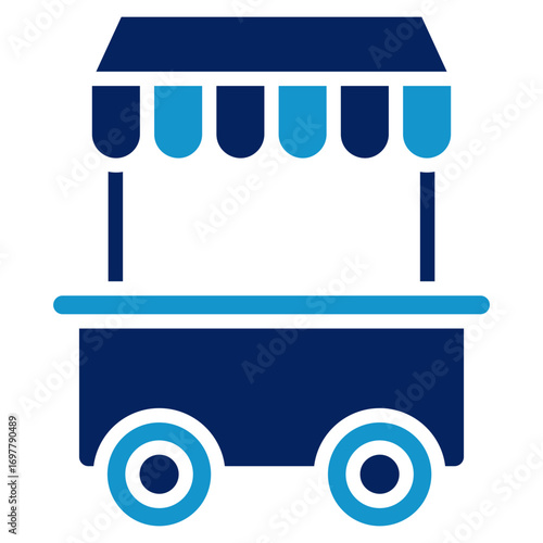 Food Cart Icon Element For Design