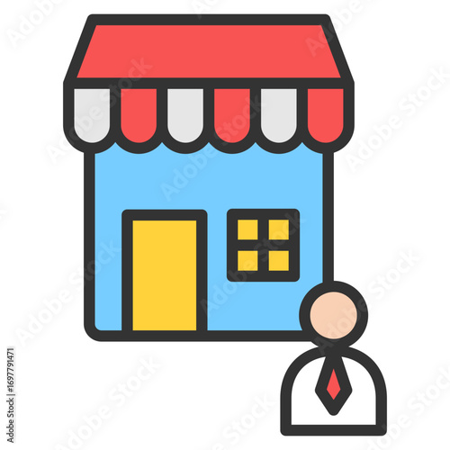 Owner Icon Element For Design