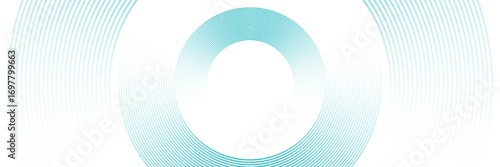 Abstract blue circle lines on white background. Geometric stripe line art design. Modern gradient lines pattern. Futuristic technology concept. modern trendy design,creative,illustrator eps10