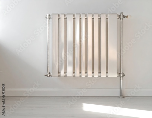 Wallpaper Mural Modern radiator against a white wall Torontodigital.ca