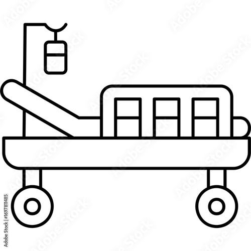 Hospital Bed Icon