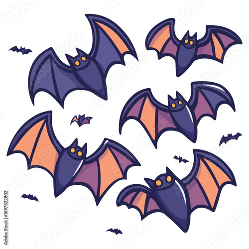 bat, animal, halloween, festival, decoration, vector, transparent background, horror, night, wings, wing, scary, dracula, vampire, dark, bats, a group of bats, icon, october, celebration, autumn