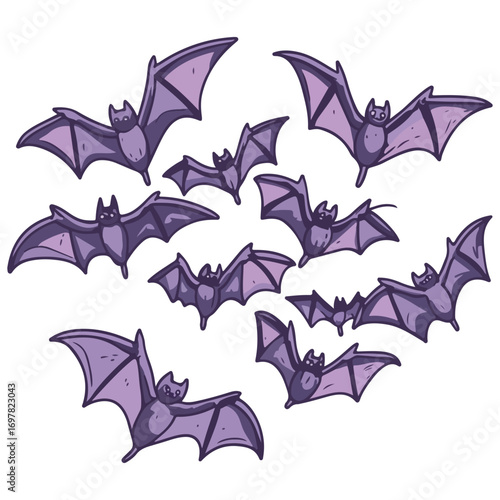 bat, animal, halloween, festival, decoration, vector, transparent background, horror, night, wings, wing, scary, dracula, vampire, dark, bats, a group of bats, icon, october, celebration, autumn