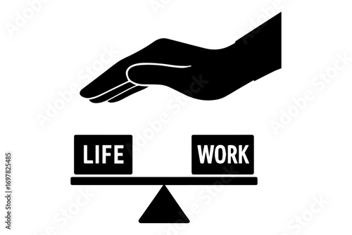 Work Life Balance Silhouette
