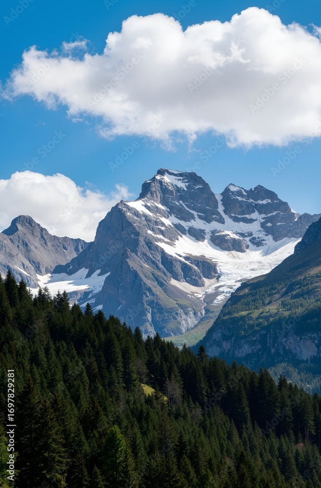 Obraz premium swiss alps in the alps
