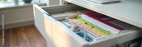 Sleek modern office drawers, perfect for organization and storage Features clean lines and ample space for files and supplies Ideal for home or professional use , durable, minimalist