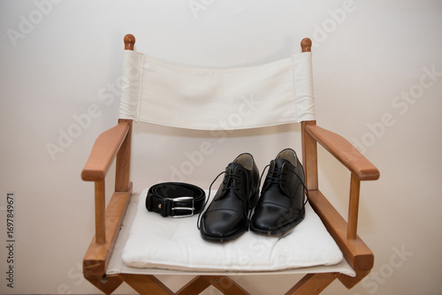 scarpa e cintura uomo