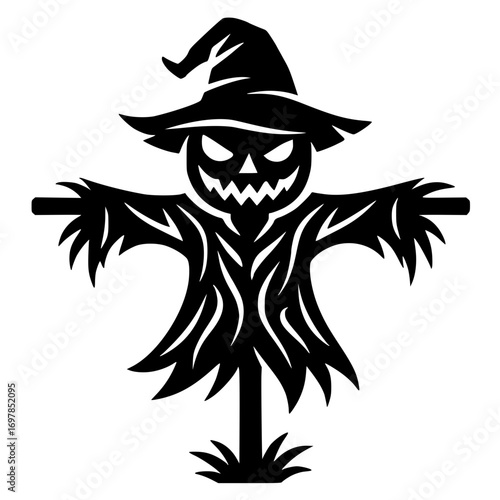 Tribal Style Halloween Scarecrow SVG