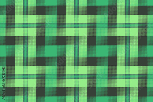 Website textile plaid background, shabby fabric check texture. Nyc pattern vector tartan seamless in dark and green colors.