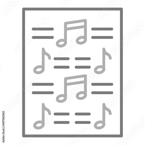 Music sheet Icon